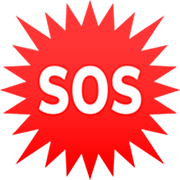 🆘 Emoji Botão SOS na JoyPixels 7.0.