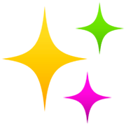 ✨ Emoji Chispas en JoyPixels 7.0.