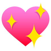 💖 Emoji Corazón Brillante en JoyPixels 7.0.
