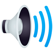 🔊 Emoji Alto-falante Com Volume Alto na JoyPixels 7.0.
