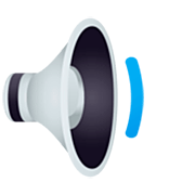 🔉 Emoji Altavoz A Volumen Medio en JoyPixels 7.0.