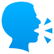 Émoji 🗣️ Tête Qui Parle sur JoyPixels 7.0.