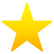 ⭐ Emoji Estrela Branca Média na JoyPixels 7.0.