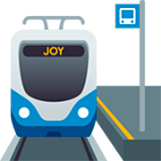 🚉 Emoji Estação na JoyPixels 7.0.