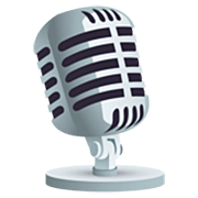 🎙️ Emoji Micrófono De Estudio en JoyPixels 7.0.