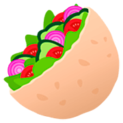 🥙 Emoji Pão Recheado na JoyPixels 7.0.