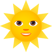 🌞 Emoji Sol Con Cara en JoyPixels 7.0.