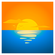 🌅 Emoji Aurora Sobre água na JoyPixels 7.0.
