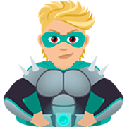 🦹🏼 Emoji Personaje De Supervillano: Tono De Piel Claro Medio en JoyPixels 7.0.