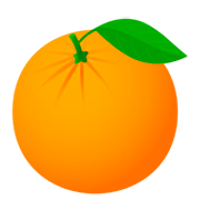 🍊 Emoji Mandarina en JoyPixels 7.0.