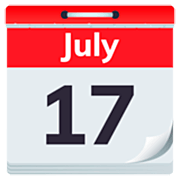 📆 Emoji Calendário Com Folhas Destacáveis na JoyPixels 7.0.