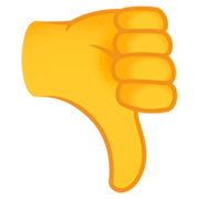 👎 Emoji Polegar Para Baixo na JoyPixels 7.0.