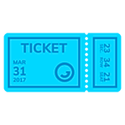 Emoji 🎫 Biglietto su JoyPixels 7.0.