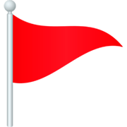 Emoji 🚩 Bandierina Rossa su JoyPixels 7.0.