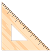 📐 Emoji Régua Triangular na JoyPixels 7.0.