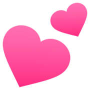 💕 Emoji Dos Corazones en JoyPixels 7.0.