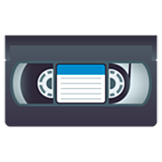 Emoji 📼 Videocassetta su JoyPixels 7.0.