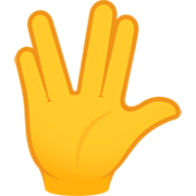🖖 Emoji vulkanischer Gruß JoyPixels 7.0.