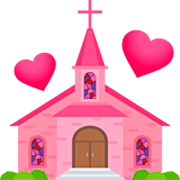 💒 Emoji Iglesia Celebrando Boda en JoyPixels 7.0.