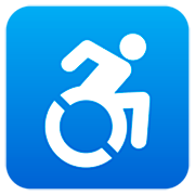 ♿ Emoji Symbol „Rollstuhl“ JoyPixels 7.0.