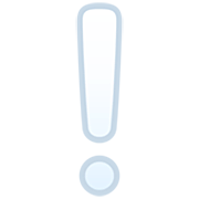❕ Emoji Exclamación Blanca en JoyPixels 7.0.