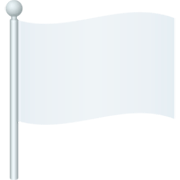 Bandeira Branca JoyPixels 7.0.
