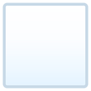 ⬜ Emoji großes weißes Quadrat JoyPixels 7.0.