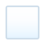 ◻️ Emoji mittelgroßes weißes Quadrat JoyPixels 7.0.
