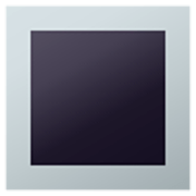 Botão Quadrado Branco JoyPixels 7.0.