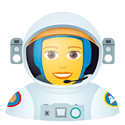Astronauta Mulher JoyPixels 7.0.