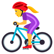 Cycliste Femme JoyPixels 7.0.
