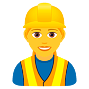 Emoji 👷‍♀️ Operaia Edile su JoyPixels 7.0.