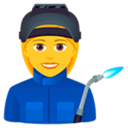 👩‍🏭 Emoji Fabrikarbeiterin JoyPixels 7.0.