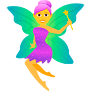 🧚‍♀️ Emoji Mulher Fada na JoyPixels 7.0.