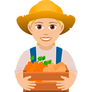 Agricultora: Tono De Piel Claro Medio JoyPixels 7.0.