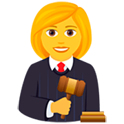 Emoji 👩‍⚖️ Giudice Donna su JoyPixels 7.0.