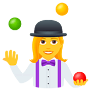 🤹‍♀️ Emoji Mulher Malabarista na JoyPixels 7.0.