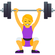 🏋️‍♀️ Emoji Mulher Levantando Peso na JoyPixels 7.0.