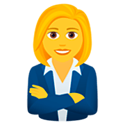 👩‍💼 Emoji Oficinista Mujer en JoyPixels 7.0.