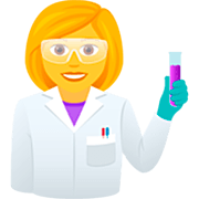 Emoji 👩‍🔬 Scienziata su JoyPixels 7.0.