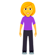 🧍‍♀️ Emoji Mulher Em Pé na JoyPixels 7.0.