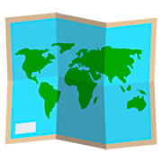 Emoji 🗺️ Mappa Mondiale su JoyPixels 7.0.