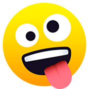 🤪 Emoji Rosto Bizarro na JoyPixels 7.0.