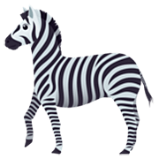 🦓 Emoji Zebra JoyPixels 7.0.