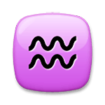 Emoji ♒ Segno Zodiacale Dell’Acquario su LG G3.