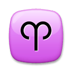 Emoji ♈ Segno Zodiacale Dell’Ariete su LG G3.