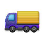🚛 Emoji Camión Articulado en LG G3.