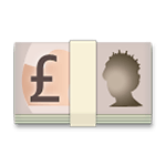 Emoji 💷 Banconota Sterlina su LG G3.