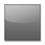 ⬛ Emoji Quadrado Preto Grande na LG G3.