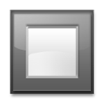 Emoji 🔲 Tasto Quadrato Bianco Con Bordo Nero su LG G3.